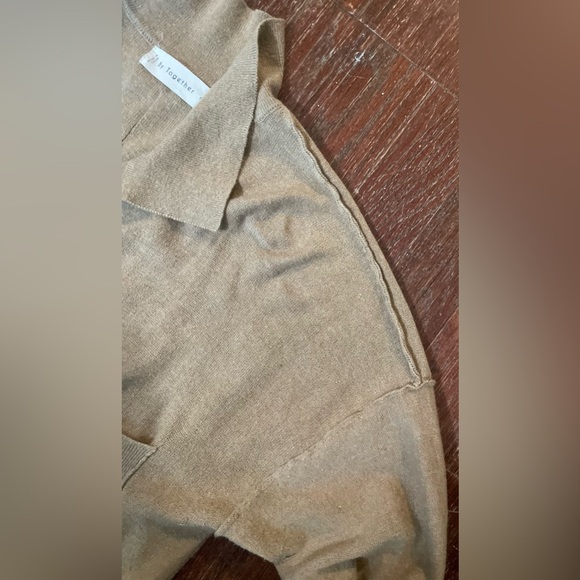 By Together Cashmere Blend Sweater Dress - Taupe - Medium - Picture 5 of 7